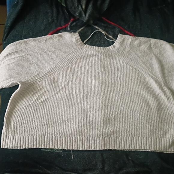 Torrid White Button Down Cable Knit Cardigan Sweater - Picture 4 of 6